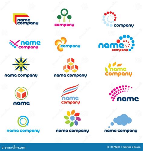 Company Logo Designs Stock Image - Image: 11574281