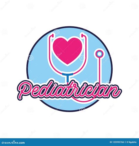 Pediatrician Logo For Doctor Or Clinic, Vector Illustration ...