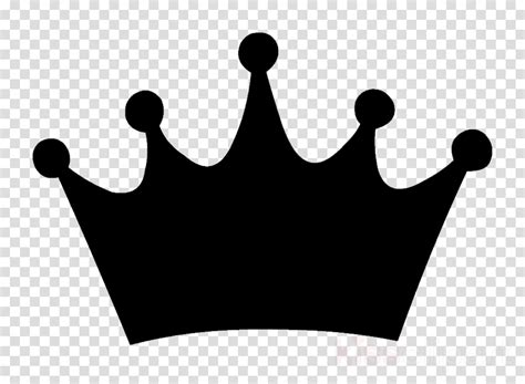 black and white king crown png - Clip Art Library