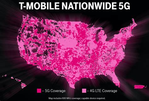 5 G Coverage Map Usa – Topographic Map of Usa with States