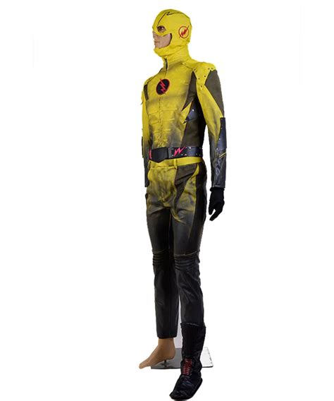 Adult Cw Reverse Flash Eobard Thawne Cosplay Suit Outfit Season 1 Cost ...