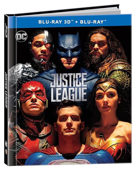 Justice League Blu-ray 3D & Blu-ray - 64 Pages Digibook with Lenticular ...