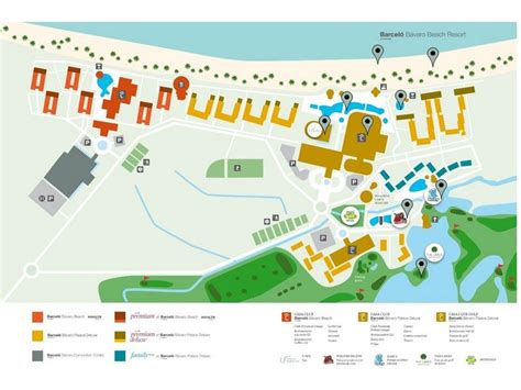 Playa del hotel Barceló Bávaro Palace Deluxe Punta Cana Map, Bavaro ...