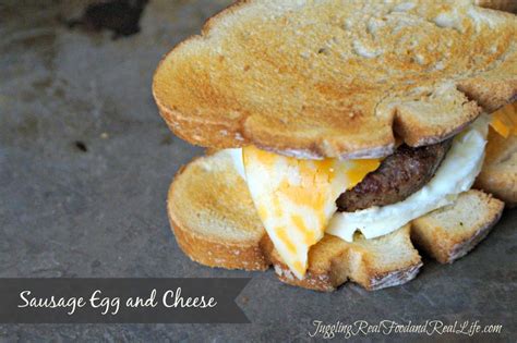 Easy Real Food Recipes: Sausage, Egg, and Cheese Breakfast (Or Anytime ...