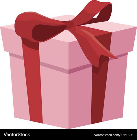 Giftbox christmas present Royalty Free Vector Image