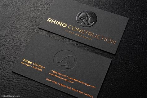 Construction Business Card Templates