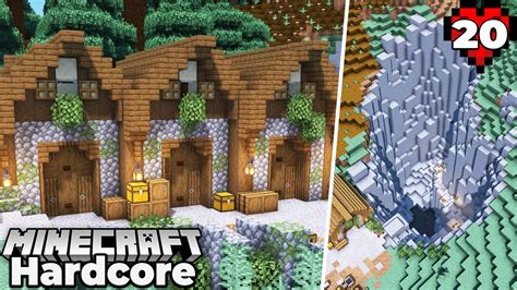 Building a Quarry and Warehouse in Minecraft 1.16 Hardcore Survival Let ...