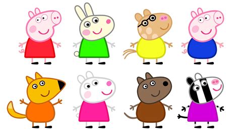 Peppa Pig Characters Printables