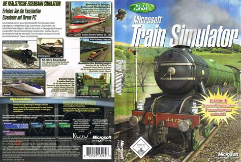 Microsoft Train Simulator cover or packaging material - MobyGames