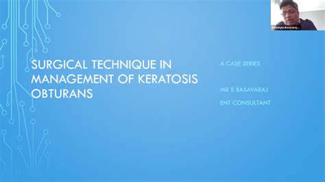 Webinar: Overview of Keratosis Obturans | CSurgeries