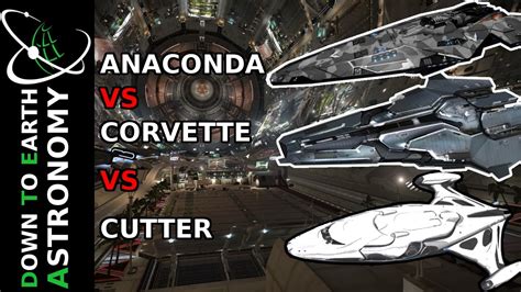 CUTTER VS CORVETTE VS ANACONDA | ELITE DANGEROUS - YouTube