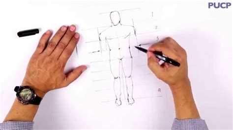 PUCP - ¿Cómo dibujar un cuerpo humano? - YouTube