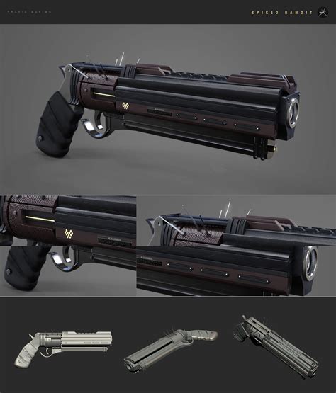 ArtStation - Spiked Bandit - Exotic Hand Cannon