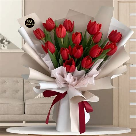 Red Tulips Bouquet