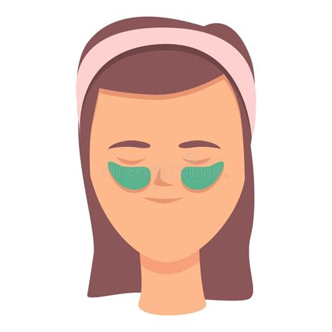 Girl Eye Patch Icon Cartoon Vector. Mask Face Stock Vector ...