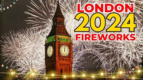 London's New Year 2024 fireworks 🎉 London eye|Biggest fireworks display ...