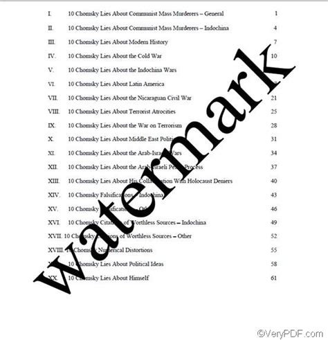 How to set the watermark font and print PDF via command line? | VeryPDF ...