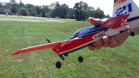 XK Edge 430 micro rc airplane indoor outdoor mini - YouTube