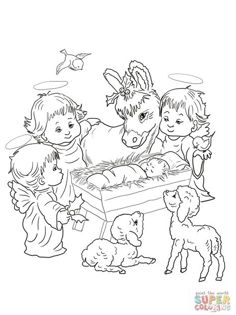 38+ Precious Moments Nativity Coloring Pages - KlayeRingo