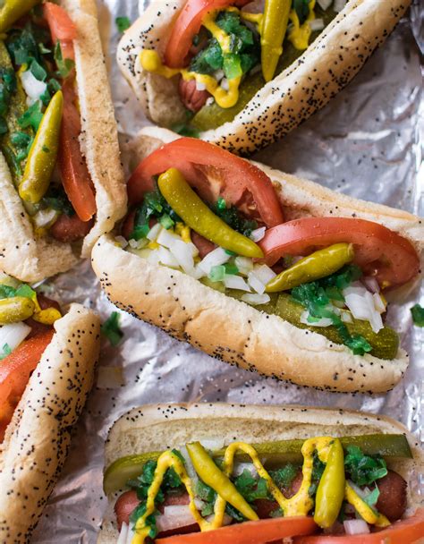 Chicago Style Hot Dogs | Carolyn's Cooking