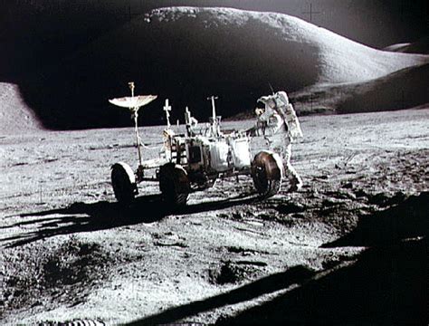 The Apollo 15 Lunar Rover on the Moon