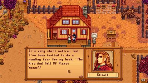 Stardew Valley Elliott: All Heart Events Guide