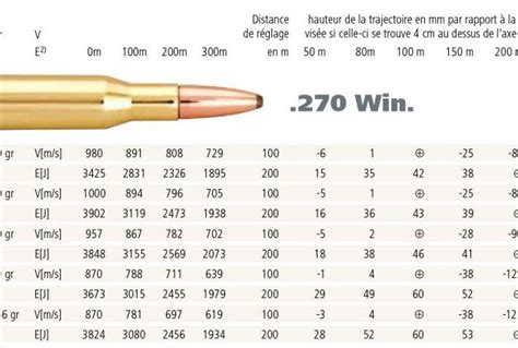 270 130 Grain Ballistics Chart