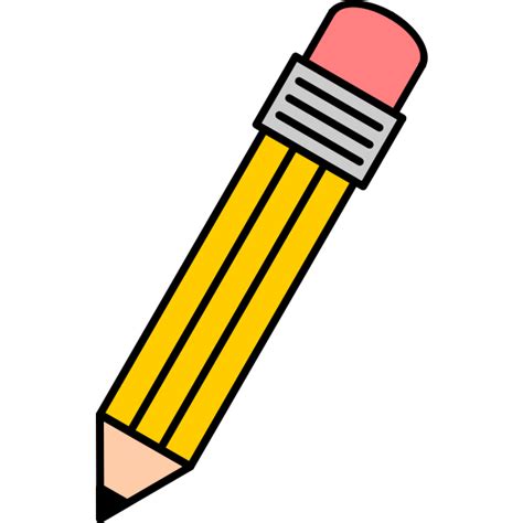 Pencil with eraser | Free SVG