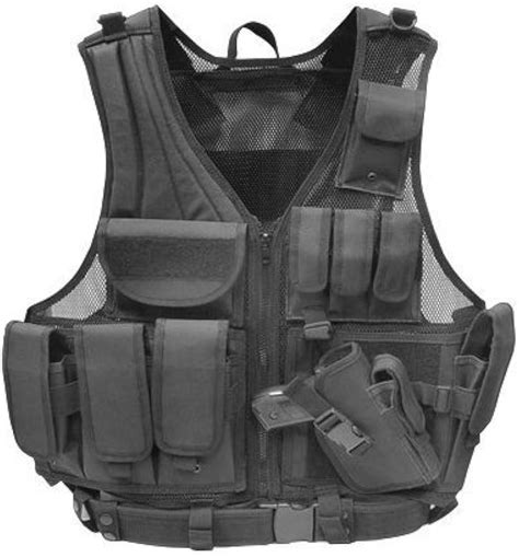 USA Tactical Vest Military Gun Holder Molle Police Airsoft Combat ...