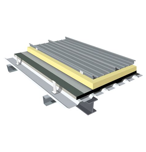 What is a typical metal standing seam roof build up? - Densdeck