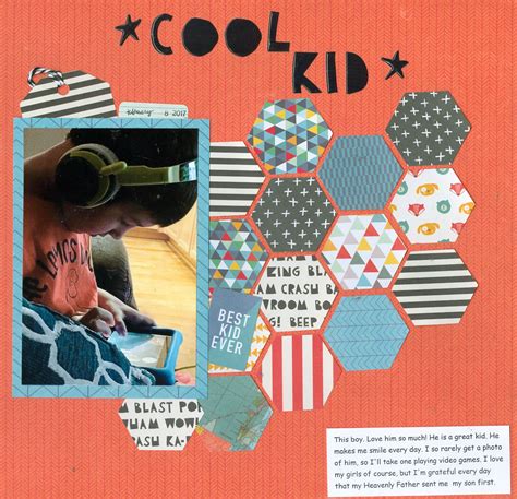 Cool Kid - Scrapbook.com | Scrapbook inspiration, Kids scrapbook, Cool kids