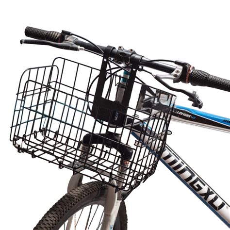 Folding Bike Basket Rust Proof Large Capacity Bicycle Basket Easy ...