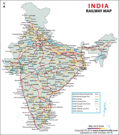 Railway Line In India Map - United States Map