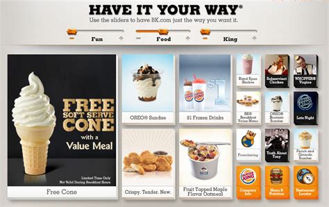 Burger King Ice Cream Cone Flavors - Burger Poster