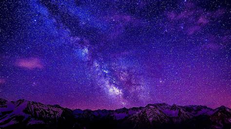 #sky #purple #atmosphere #galaxy #night starry night starry sky night ...