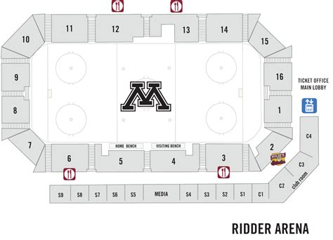 Mariucci Arena Seating Map | Elcho Table