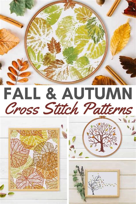 Cross Stitch Patterns: 12 Fun Picks for Fall and Autumn