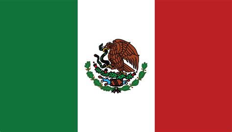 Free Clipart Of A Mexico Flag