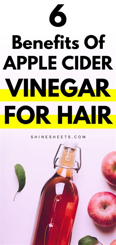 6 Benefits Of Using Apple Cider Vinegar For Hair