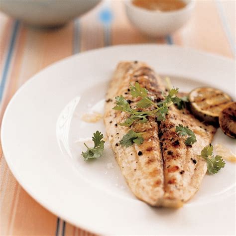 Grilled Pompano with Tangy Ginger Sauce Recipe - Marcia Kiesel