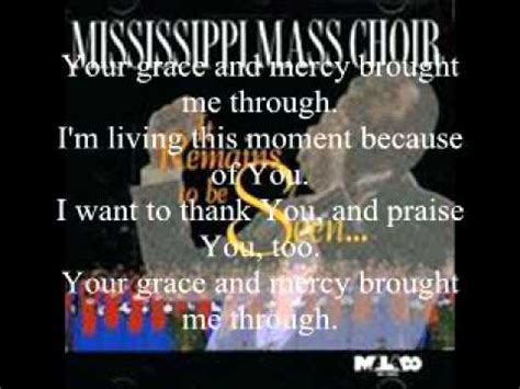 Your Grace and Mercy by the Mississippi Mass Choir featuring Frank ...