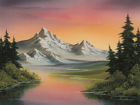 Image result for bob ross paintings | Landschap, Bob ross, Schilder