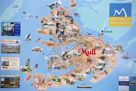 Map Of The Inner And Outer Hebrides Off Of The West Coast Of For ...