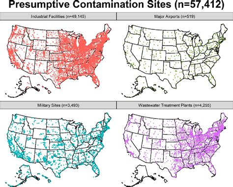 Scientists say PFAS contamination should be presumed at over 57,000 US ...