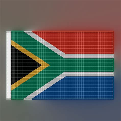 3D Animated South Africa Flag - TurboSquid 1799018