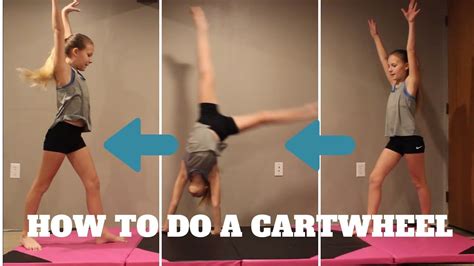 HOW TO DO A CARTWHEEL! Step-by-step tutorial for beginners - YouTube