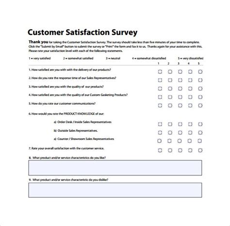 Customer Satisfaction Survey to Print | Customer satisfaction survey ...