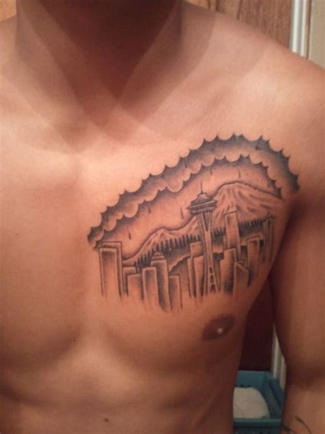 yeahhhh | Seattle tattoo, Seattle skyline tattoo, Tattoos