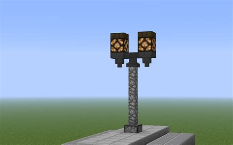 an image of a street light in minecraft