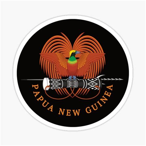 "National Emblem of Papua New Guinea" Sticker for Sale by PNG-pikinini ...